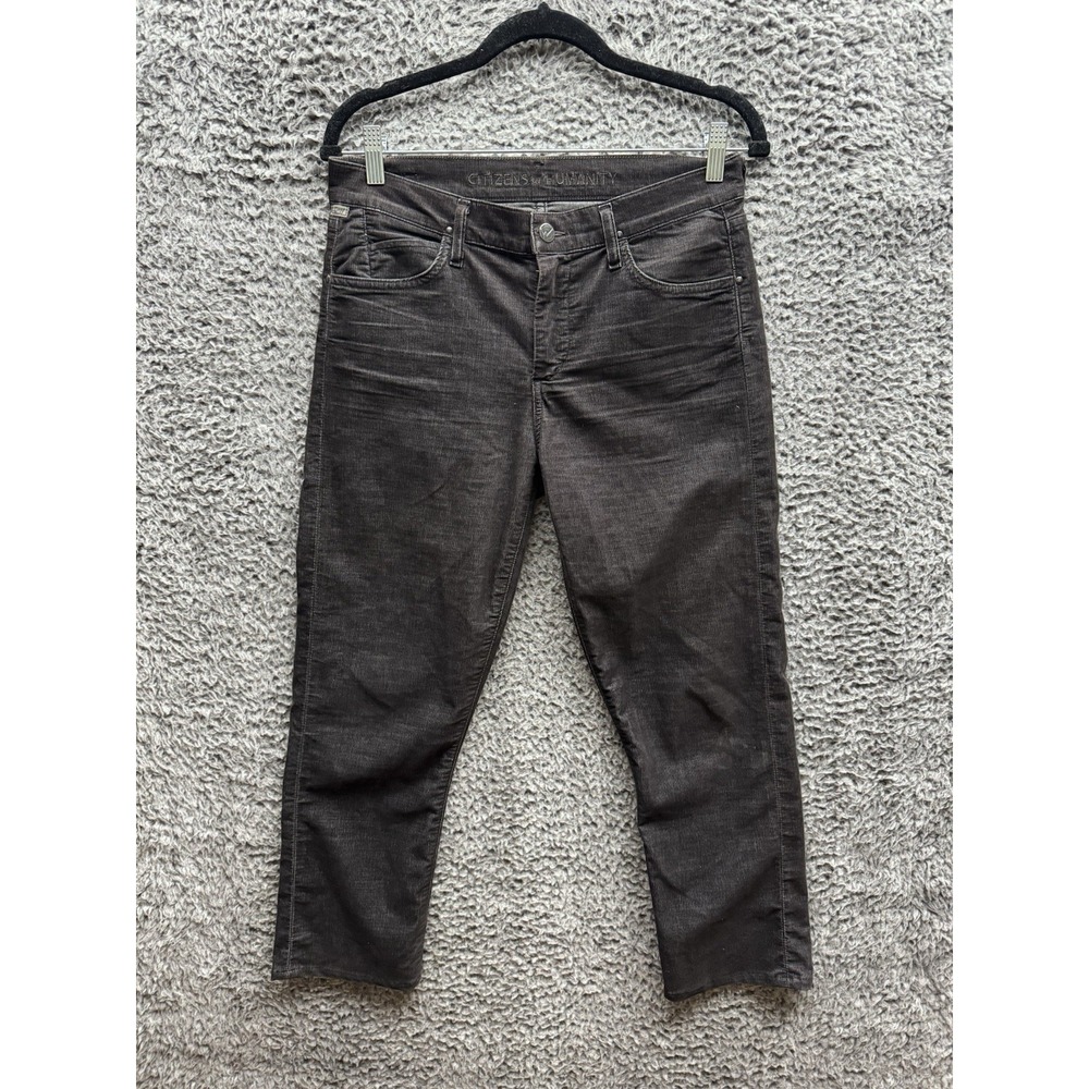 Citizens Of Humanity Corduroy Pants Women's Size‎ 28x24 Medium Rise Brown